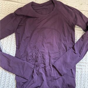 Lululemon Long Sleeve Top in Rich Purple